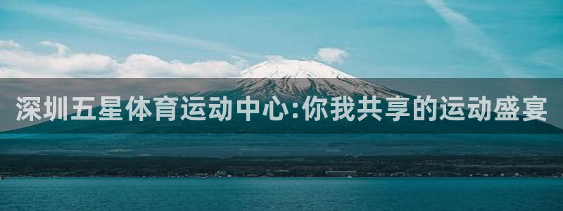 谈球吧：深圳五星体育运动中心:你我共享的运动盛宴