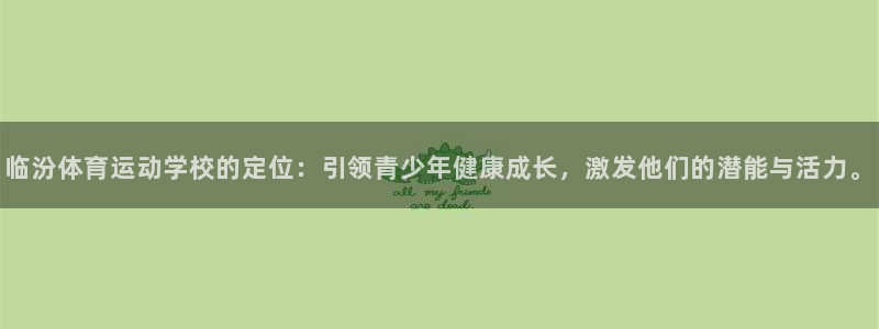 谈球吧体育：临汾体育运动学校的定位：引领青少年健康成长，激发他们的潜能与活力。