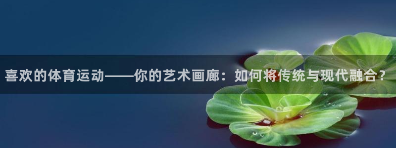谈球吧体育官网：喜欢的体育运动——你的艺术画廊：如何将传统与现代融合？